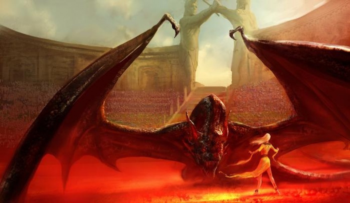 Drogon-Daenerys-arenas-de-combate