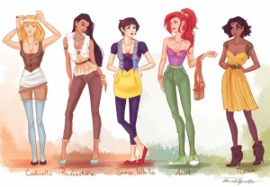 Las princesas Disney sufren un cambio de look 2