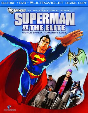 Superman vs The Elite Blueray DVD Cover