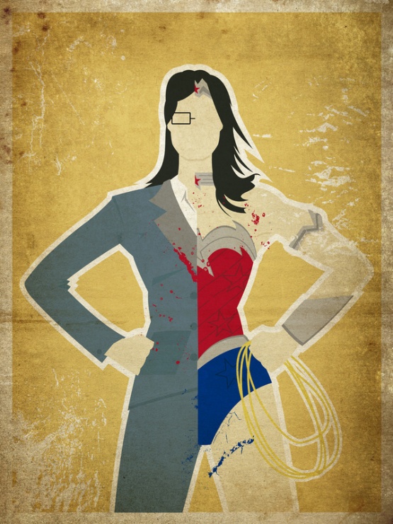 Superheroinas y sus Álter-Ego vistas por Danny Haas 8