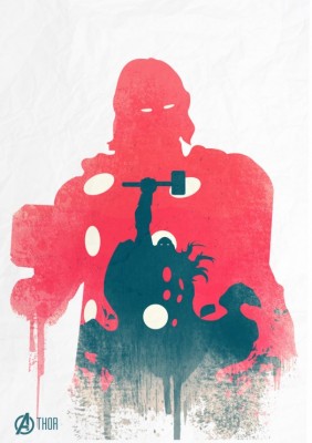 vengadores-minimalista-thor Thor