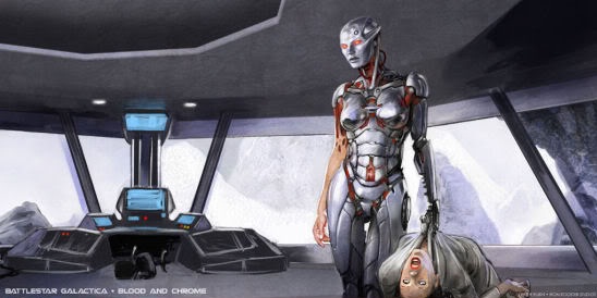Helix, la nueva serie de Ron Moore 1 Battlestar-Galactica-Blood-and-Chrome-concept-art