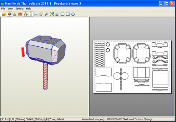 Fabricar martillo de thor mjolnir