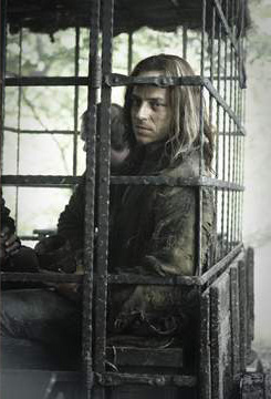 Jaqen H'ghar en la segunda temporada de Juego de Tronos