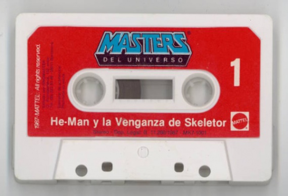 cintas de casettes de he man