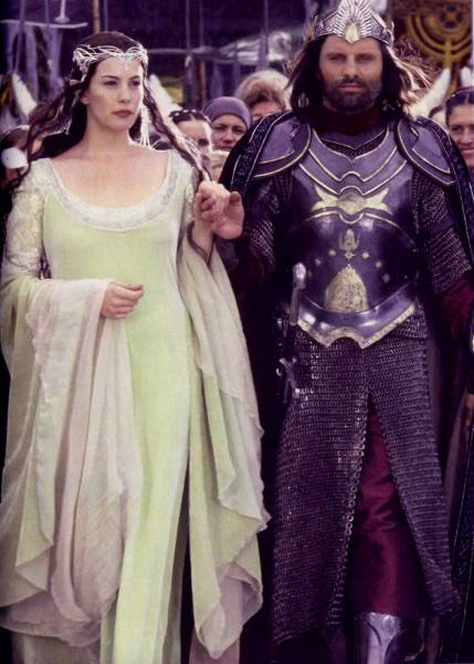 Aragorn y Arwen