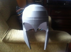 Fabricando el Casco de Magneto en Papercraft 6