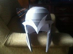 Fabricando el Casco de Magneto en Papercraft 9