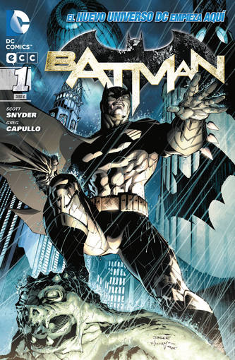 Portada del primer número de Batman del nuevo Universo DC DC Entertainment, ECC Ediciones