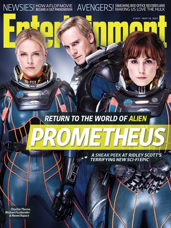 prometheus entertainment weekly magazine