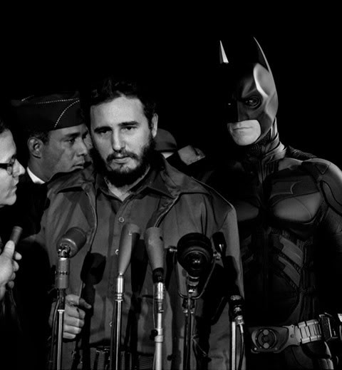 Batman-Fidel-Castro Batman-guardaespaldas-de-Fiel-Castro