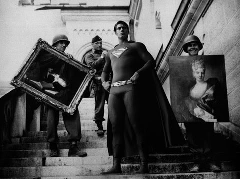 Superman-segunda-guerra-mundial Superman -recuperando- obras- de arte -en- la -segunda -guerra -mundial