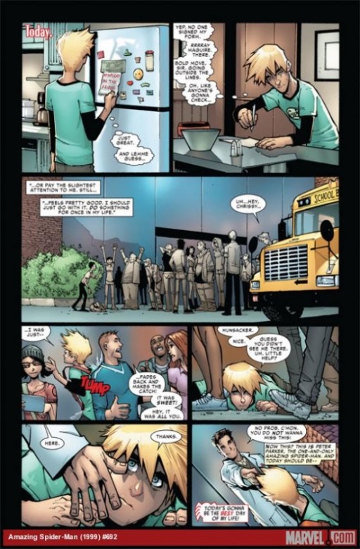Página del Amazing Spider-Man 692