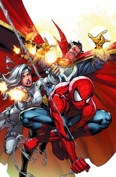 Portada del Avenging Spider-Man 8