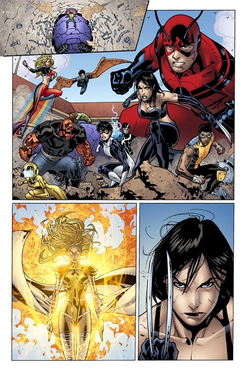 Página del Avengers Academy 33