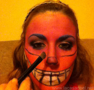 Maquillaje-Cosplay-El-Gato-De-Cheshire-22 Cosplay, Maquillaje