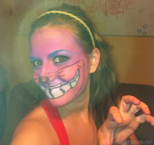 Maquillaje-Cosplay-El-Gato-De-Cheshire-31 Cosplay, Maquillaje