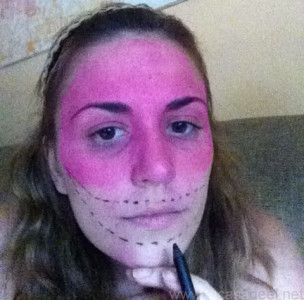 Maquillaje-Cosplay-El-Gato-De-Cheshire-4 Cosplay, Maquillaje