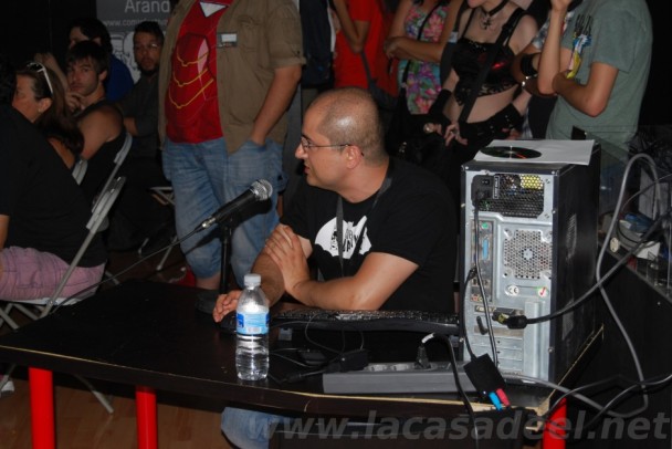 Javier Aranda en el Málaga Cómic Festival Javier Aranda en el Málaga Cómic Festival