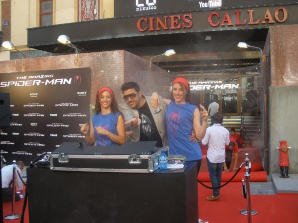 Tony Aguilar en Premier Spiderman en Madrid Premier Spiderman en Madrid
