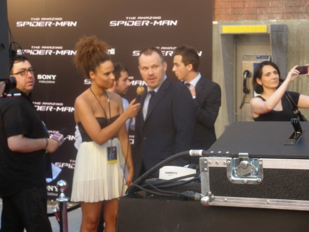 Marc Webb en Premier de Spiderman en Madrid. Marc Webb en Premier de Spiderman en Madrid.