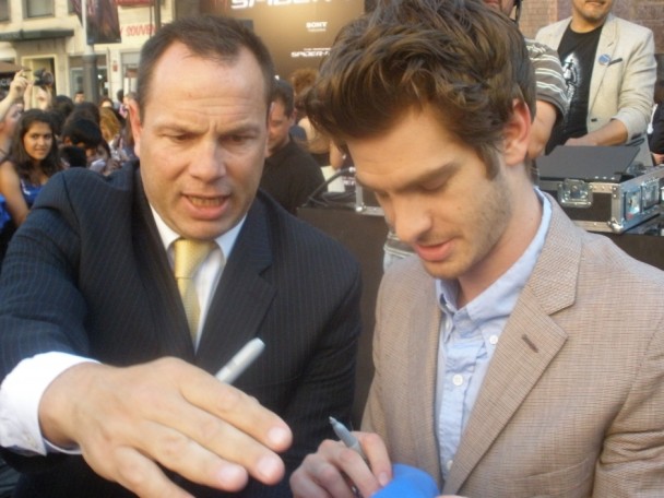 Andrew Garfield premiere The Amazing Spiderman Madrid Andrew Garfield premiere The Amazing Spiderman Madrid