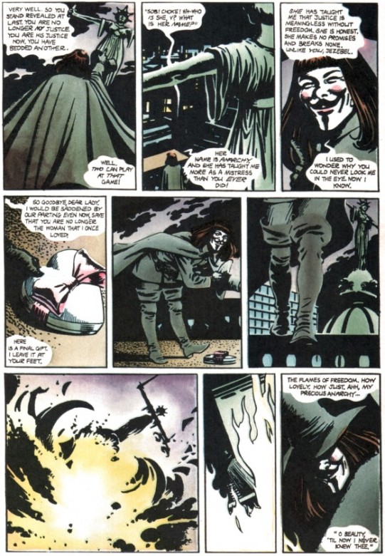 Cómic de V de Vendetta