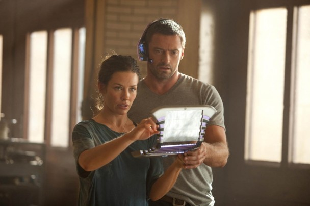 Evangeline Lilly y Hugh Jackman