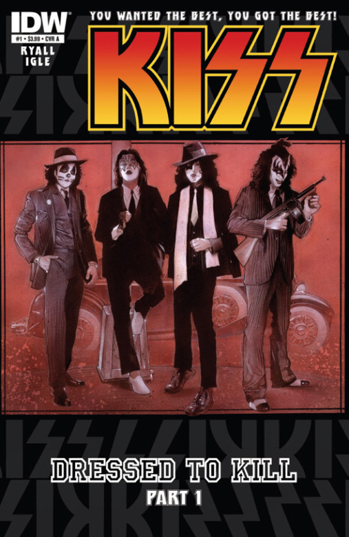 Kiss Dressed to Kill Comic