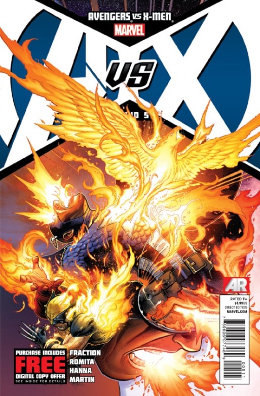 Portada de Avengers Vs. X-Men 5