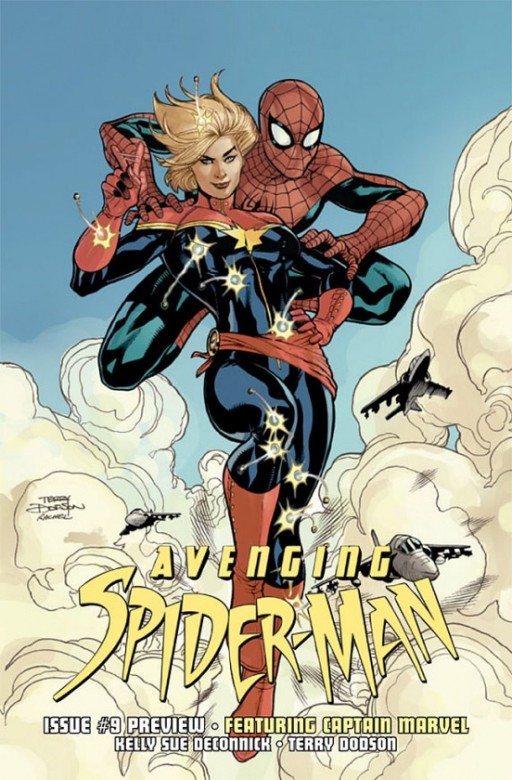 Portada del Avenging Spider-Man 9