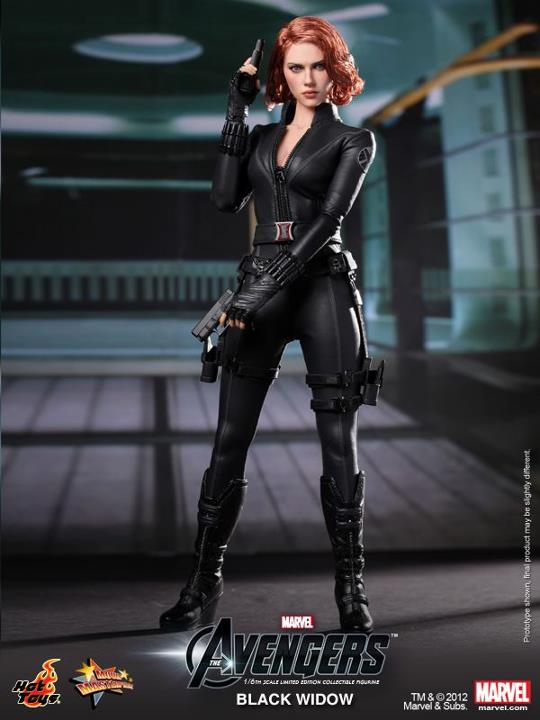 viuda-negra-figura Hot Toys, Los Vengadores, Scarlett Johansson, Viuda Negra