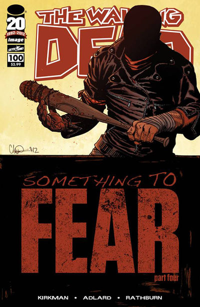 Portada del The Walking Dead 100