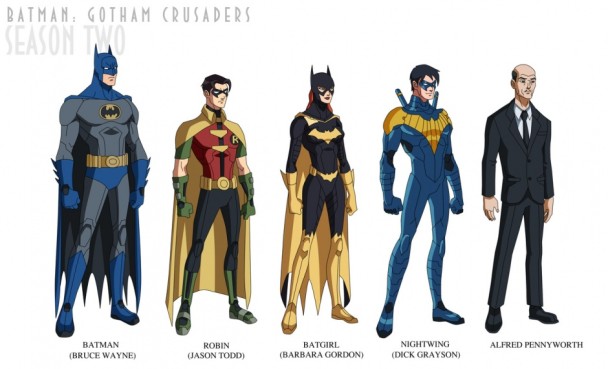 Alfred Pennyworth, Batgirl, Batman, Nightwing, Robin