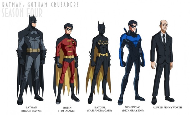 Alfred Pennyworth, Batgirl, Batman, Nightwing, Robin