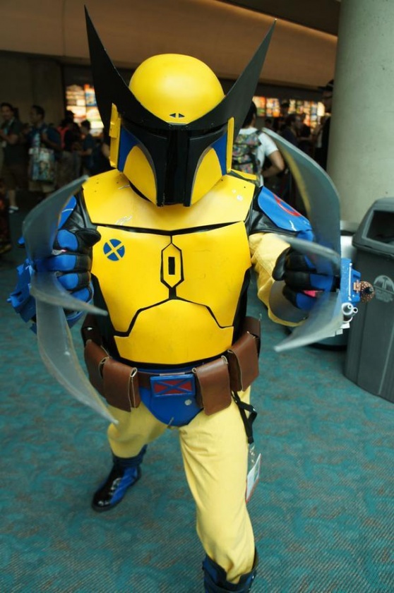 Boba Fett y Lobezno unidos Cosplay