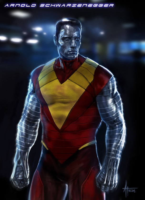 arnold-schwarzenegger-coloso Actores famosos reimaginados como héroes de Marvel