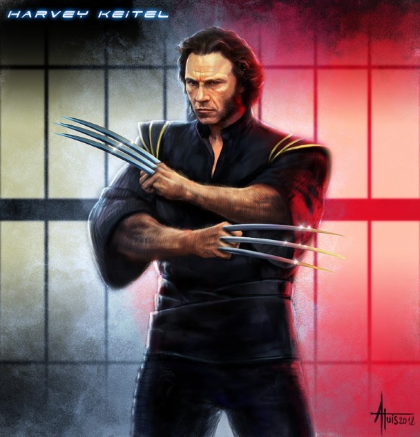 harvey-keitel-lobezno Actores famosos reimaginados como héroes de Marvel