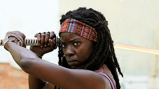 the-walking-dead-Michonne the walking dead temporada 3