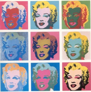 Marilyn Monroe vista por Andy Warhol