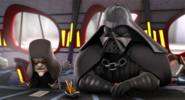Star Wars Detours Vader y Palpatine
