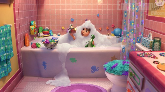 pixar-partysaurus-rex-corto-baño pixar, Toy Story