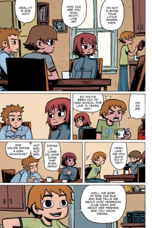 Página de Scott Pilgrim a color