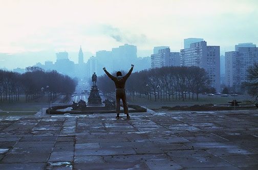 Rocky escaleras Filadelfia