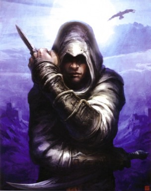 Altaïr con la hoja oculta Altaïr con la hoja oculta