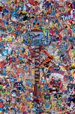 Portada alternativa del Dios del Trueno Portada alternativa del Dios del Trueno