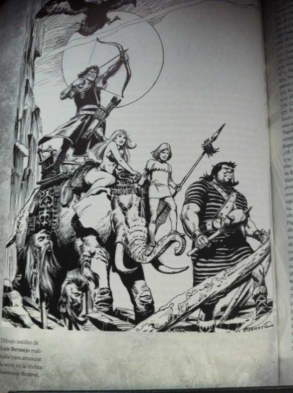 Aventuras Bizarras Trueno inédito Luis Bermejo Trueno Luis Bermejo