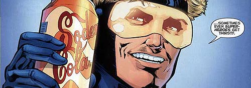 Booster Gold, uno de los protagonistas del tomo Booster Gold, uno de los protagonistas del tomo
