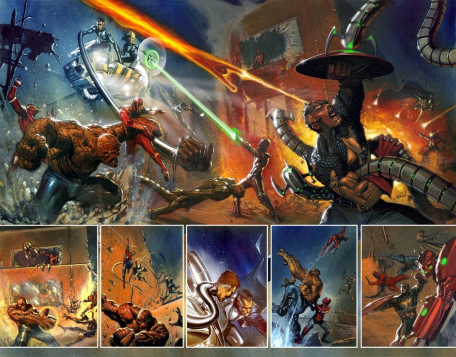 Splash page de "Secret War" por Gabrielle Dell’Otto Splash-page de "Secret War" por Gabrielle Dell’Otto