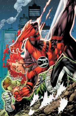 El Red Lantern Jack Moore y su encuentro con Guy Gardner